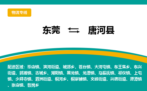 东莞到唐河县返空车搬家 [大件运输] 优质服务商