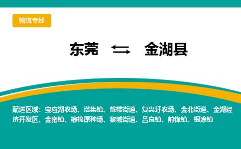 东莞到金湖县返空车搬家 [大件运输] 优质服务商