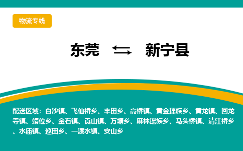 东莞到新宁县返空车搬家 [大件运输] 优质服务商