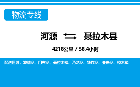 河源到聂拉木县物流专线-河源至聂拉木县货运专线